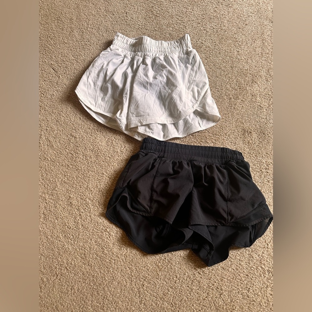 Lululemon Shorts Black (2) and White size (0)